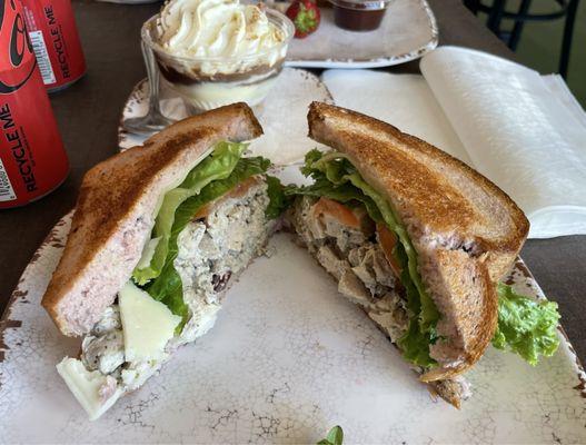 BEST Chicken Salad Sandwich ever!