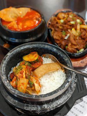 Spicy Pork + Dumpling Tofu Soup