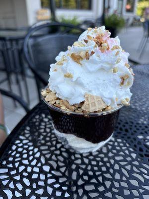 Nutty buddy sundae baby size