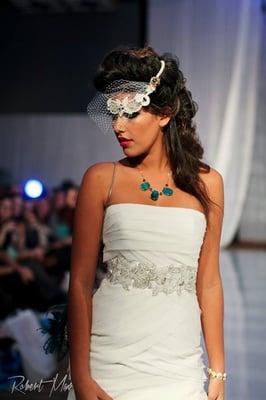 Model from Bridal Runway show that our stylists did