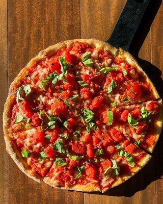 Slice of Heaven (bacon, roasted tomatoes, fresh basil)