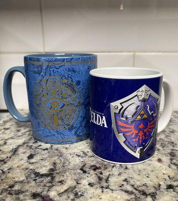 Blue Legend of Zelda mugs