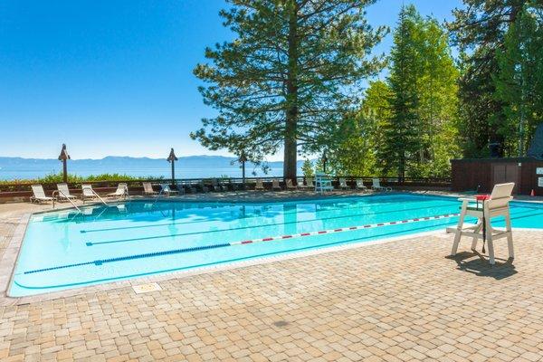 The pool at Chambers Landing and Chamberlands subdivision offer lakeviews and lessons in the summer months too!