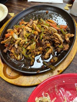 Fajitas grande for two