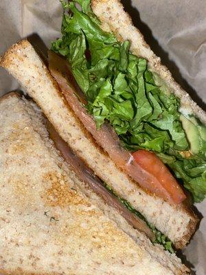 Smoked Salmon Club Sandwich