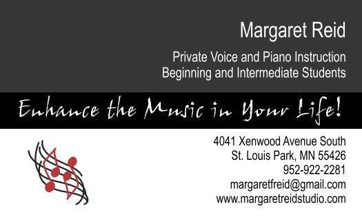 Margaret Reid Piano & Voice Studio