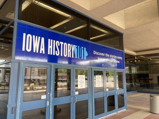 main entrance to museum