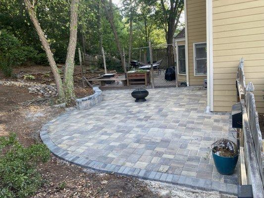 Paver patio