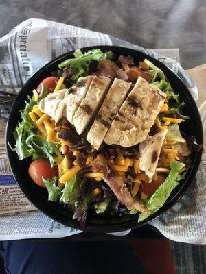 Grilled chicken club salad