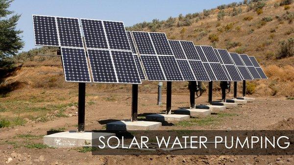 Vineyard Solar Water Pumping System.