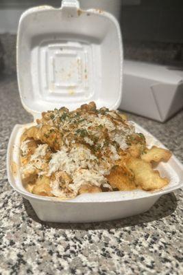 Crab Fries from "So Icey Water Ice"