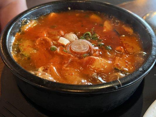 Spicy tofu soup