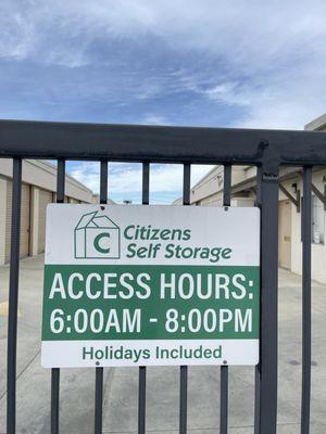 Access Hours