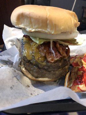 Double bacon cheeseburger