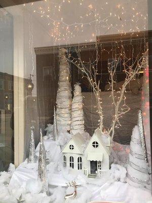 Beautiful winter window by Bridge of Art