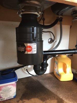 New Garbage Disposal!