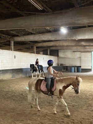 Horse lessons