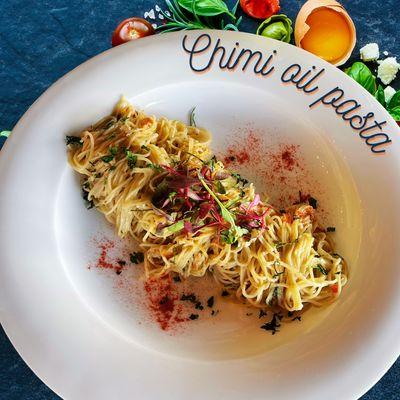 Must try Chimi pasta!