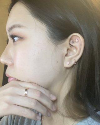 Rook piercing