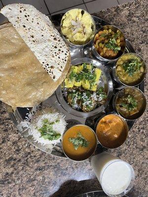 Vaishnav thali