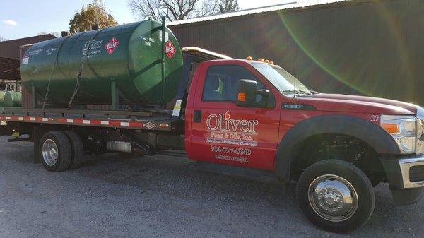 Jobsite fuel tanks are available for use.