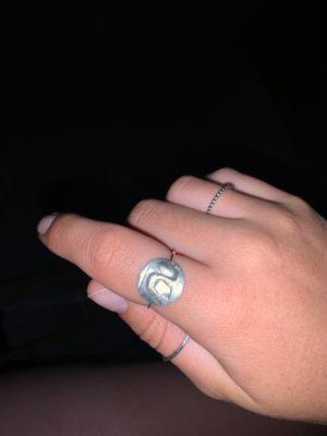 Moab made ring with Delicate Arch