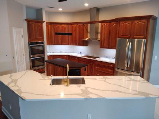 Full Kitchen Granite and sink installation