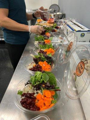 Fresh salads!!!