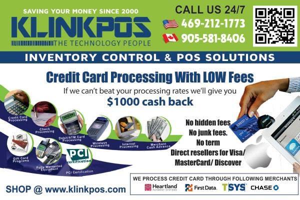 CREDIT CARD PROCESSING AT VERY LOW PRICE