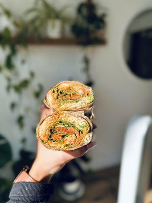 Basil Chicken Wrap