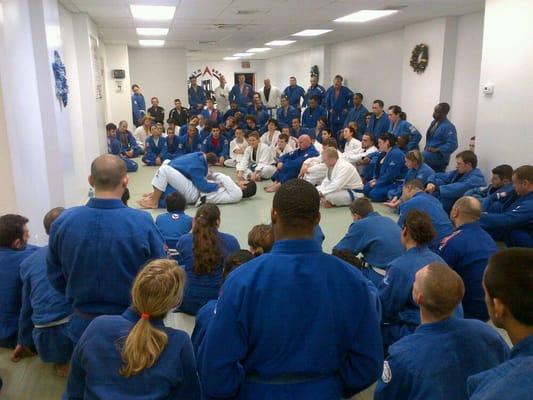 Rolles Gracie instructs at BBJJ 12/9/12