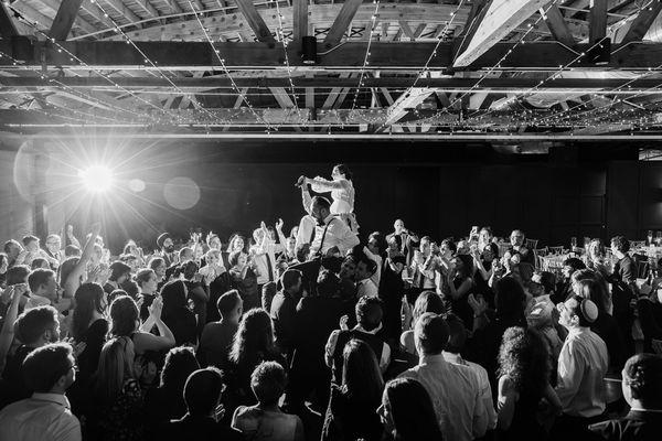 Reception space - packed dance floor!