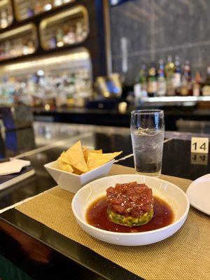 This tuna tartare was incredibly salty :(