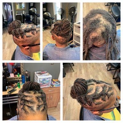 Repair wash and re-twist