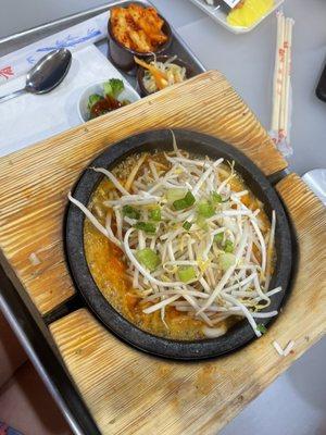 Soft Tofu Stew with Seafood