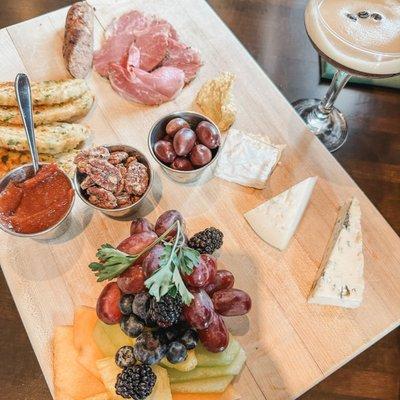 Selection of cheeses