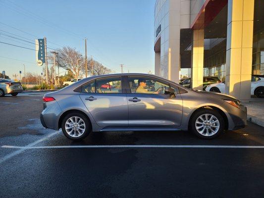 2021 corolla..I wished I took a picture of the filthy windows