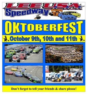 Lee USA Speedway Oktoberfest!