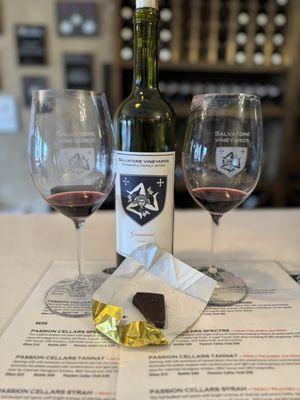 After wine tasting, Graciano and dark chocolate are a MUST!