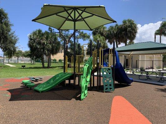 Playground no longer has mulch.