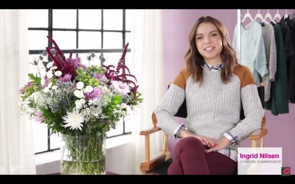 Cover Girl brand ambasssador Ingrid Nilsen