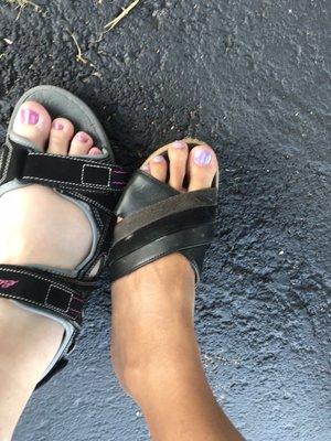 Sexy feet after some pampering