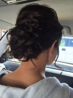 This is my updo from prom, done by Julia