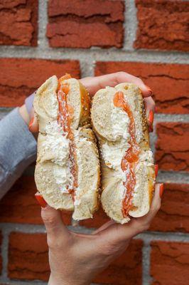 Everything Bagel with Nova Lox