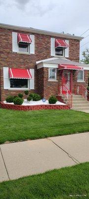 Ambassador awnings and canopies.