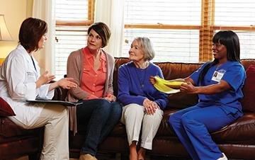 Our RN's provide a living room visit to assess our clients needs.