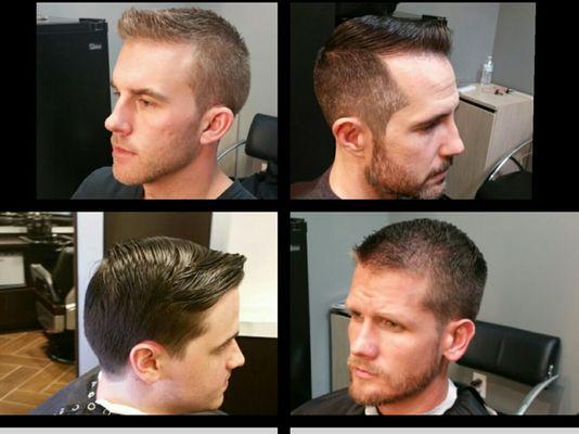 fades, men regular & classic cuts. straight razor shampoo & conditioner.