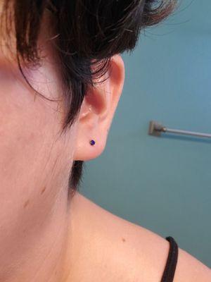 Lobe piercing