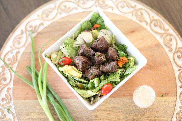 Beef Kabob Salad