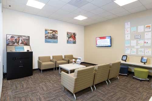 Waiting area with Coin Counting machine